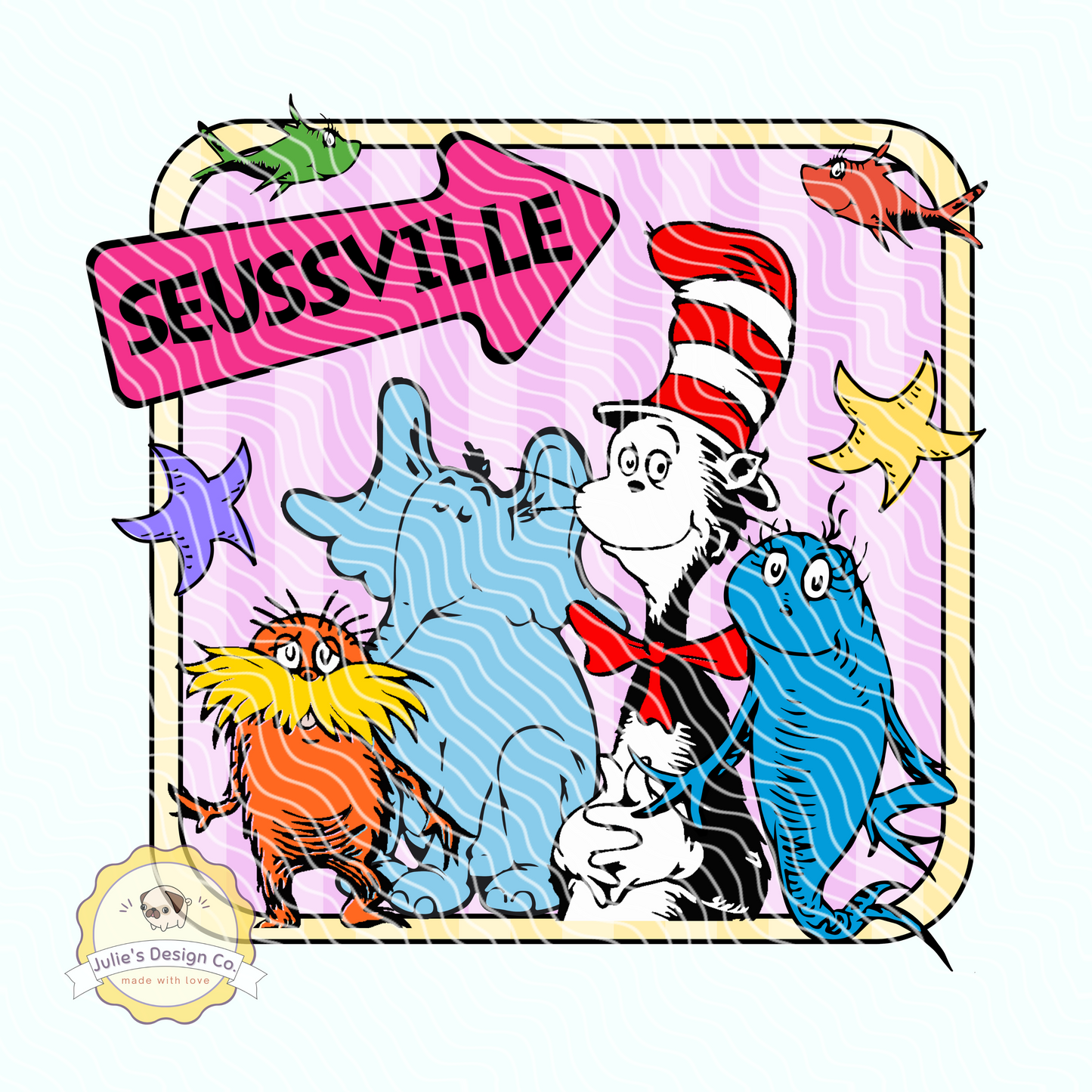 Seussville Characters - Individual DTF Transfer