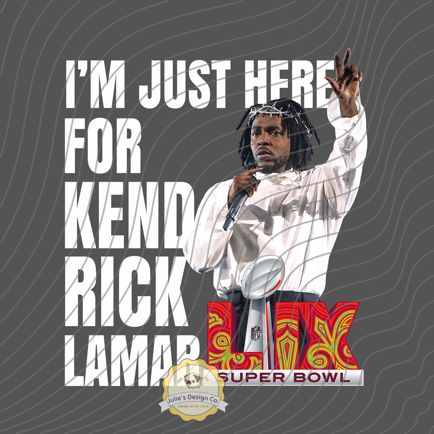 Kendrick Lamar Superbowl 4 - Individual DTF Transfer
