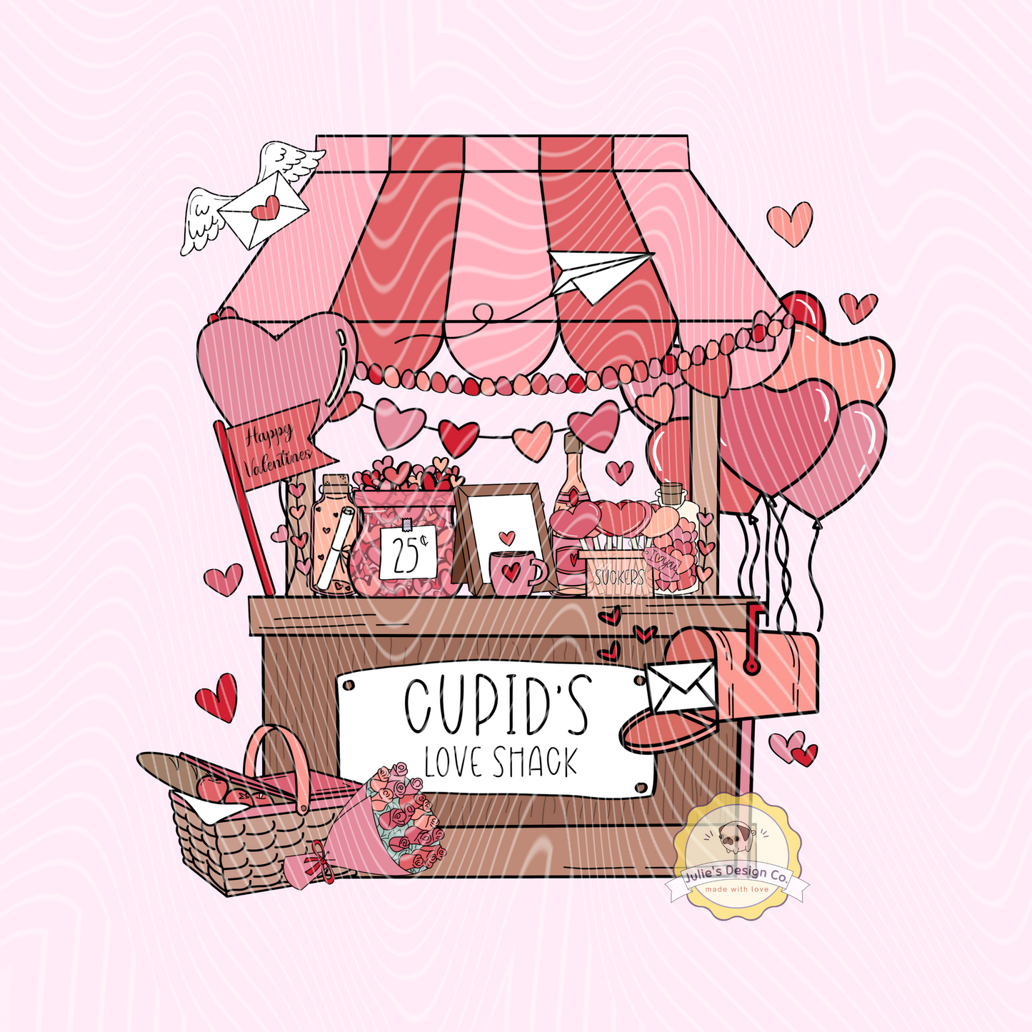 Love shack - Individual DTF Transfer