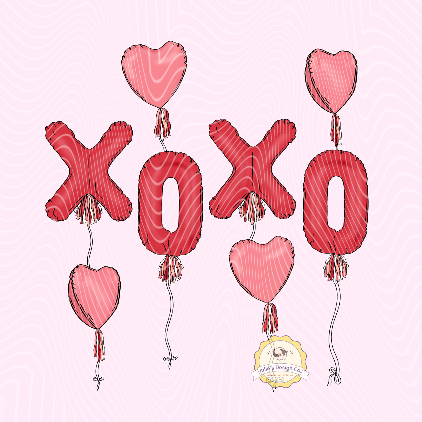 XOXO - Individual DTF Transfer