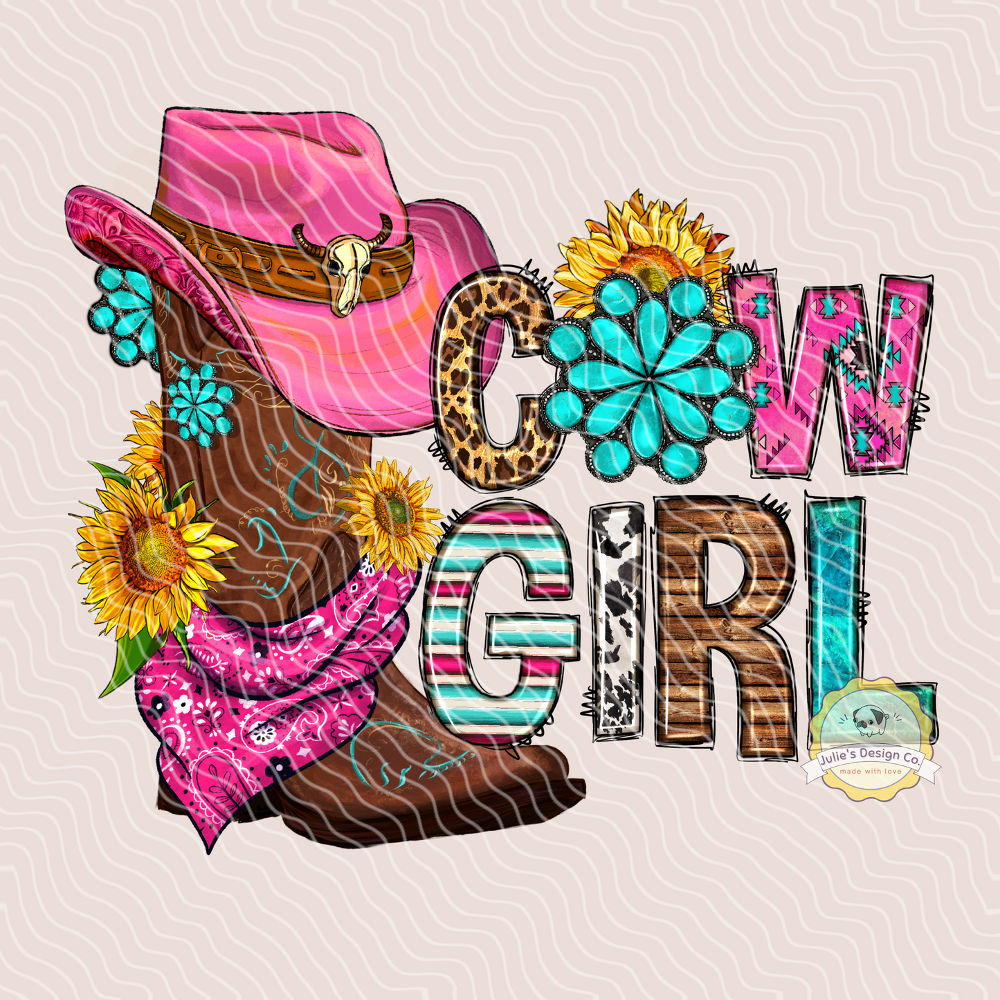 Cowgirl - Individual DTF Transfer