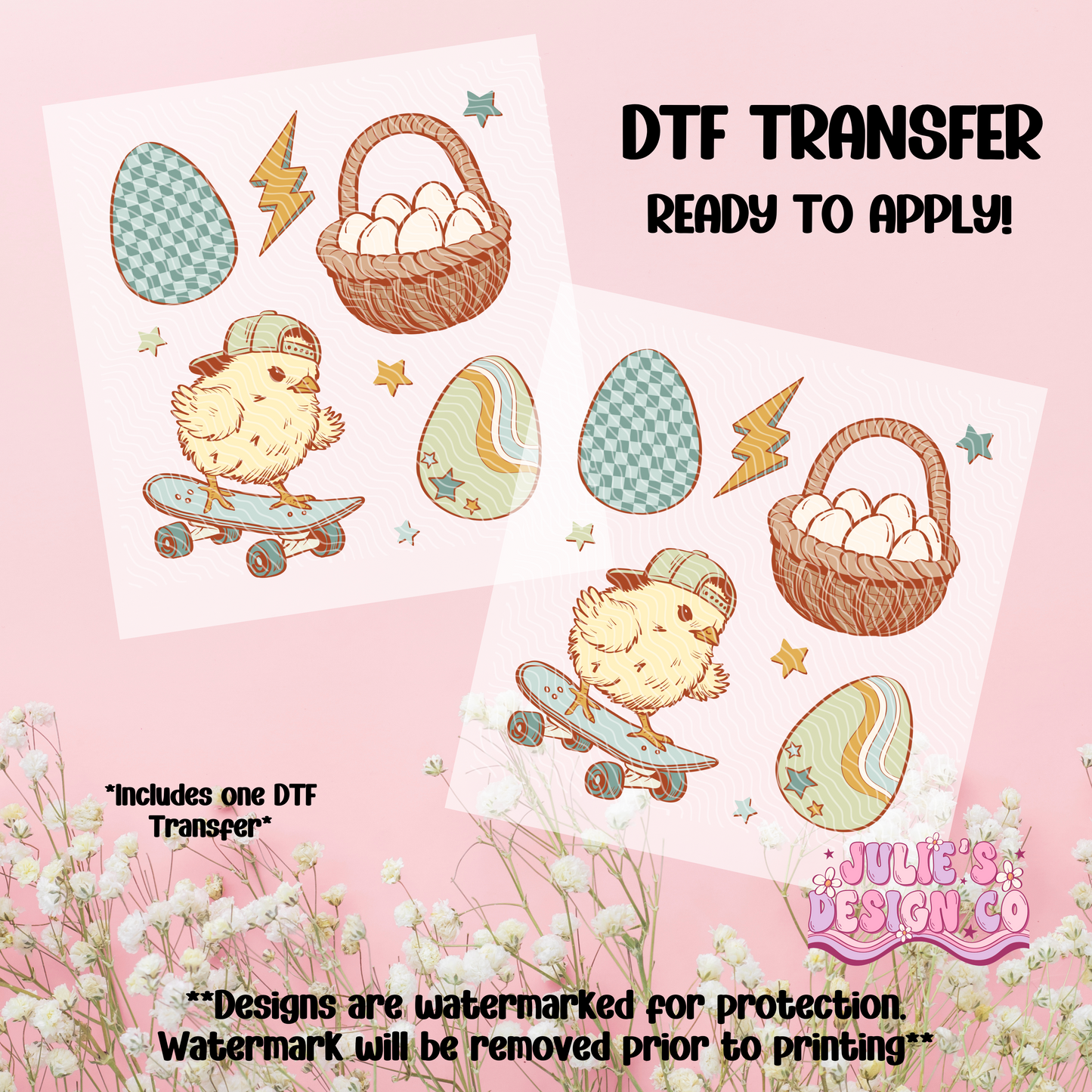 Easter Basket Boys - Individual DTF Transfer