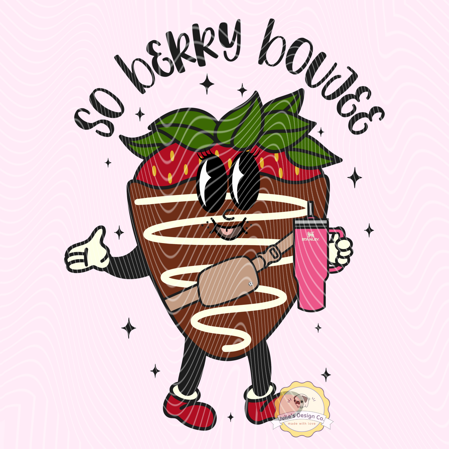 Berry boujee - Individual DTF Transfer