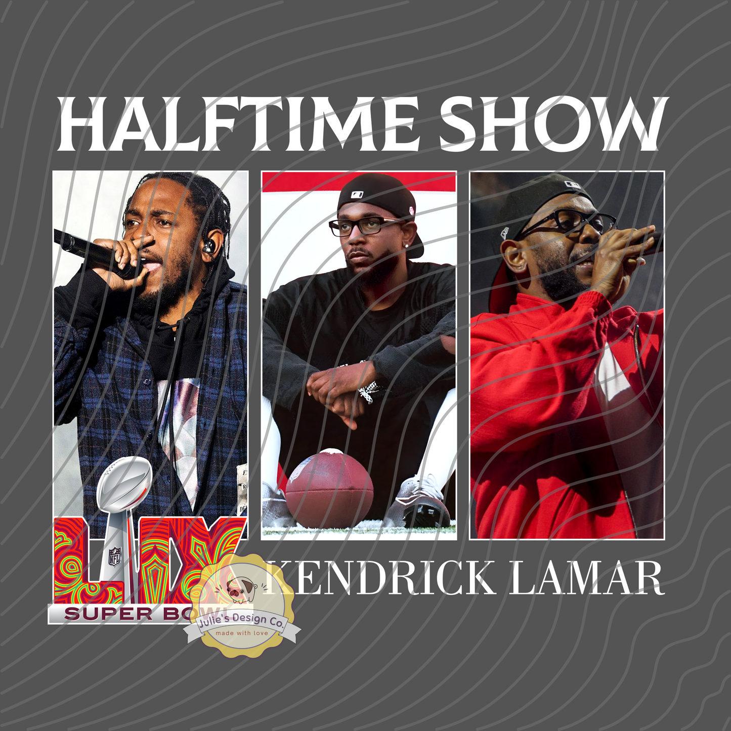 Kendrick Lamar Superbowl 2 - Individual DTF Transfer