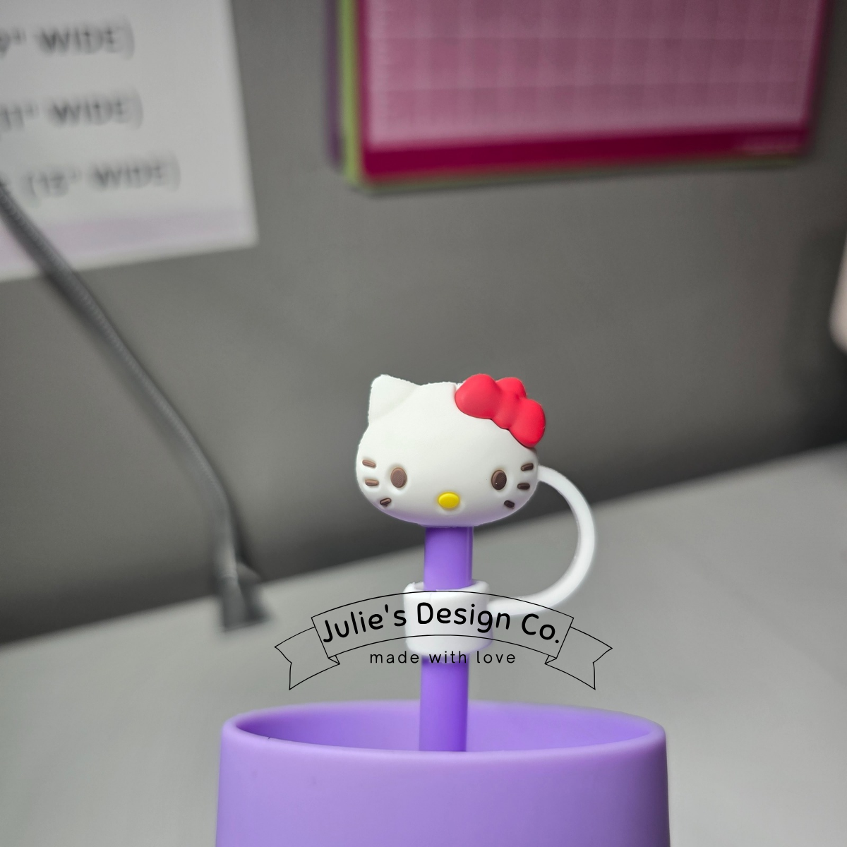 Hello Kitty Straw Topper