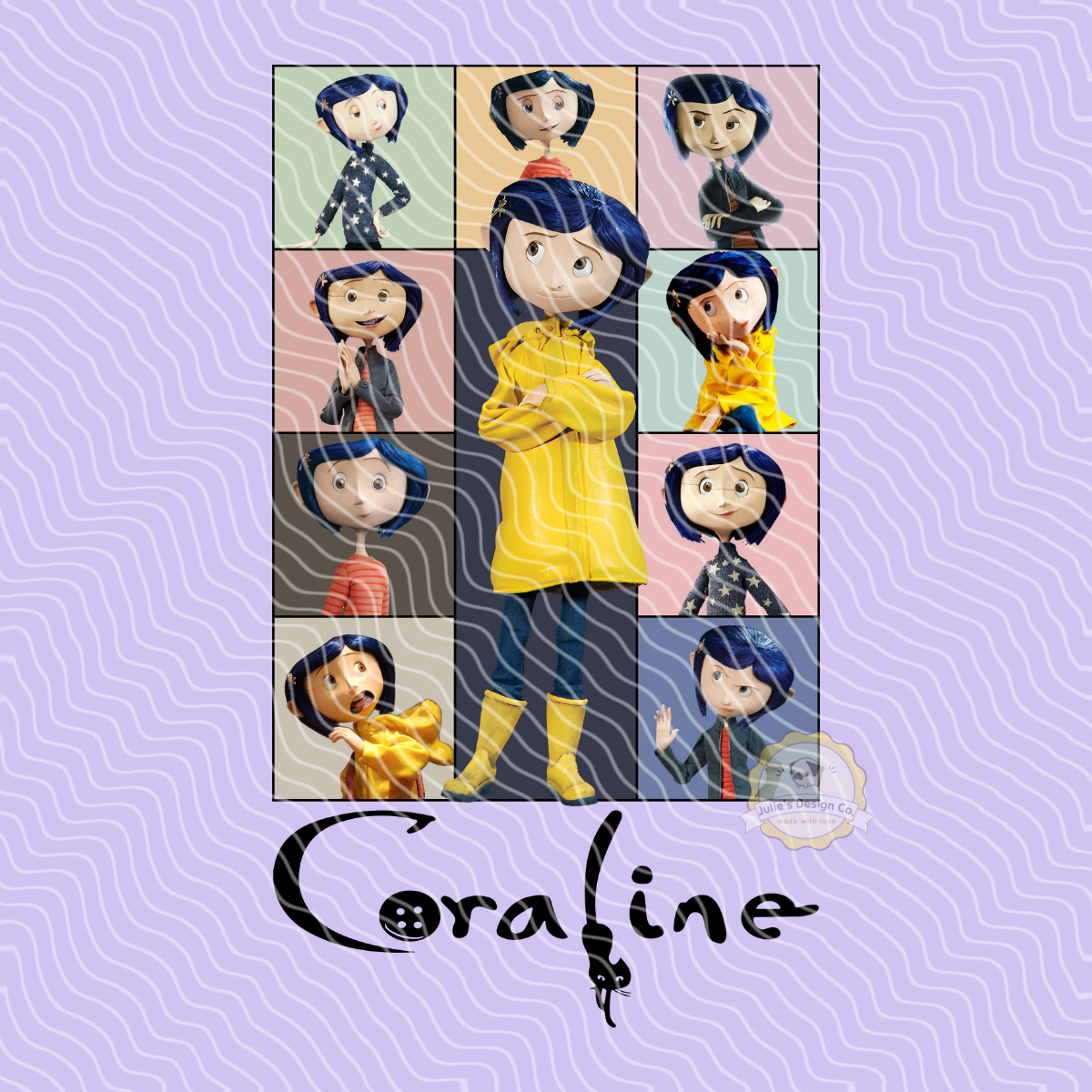 Coraline 4 - Individual DTF Transfer