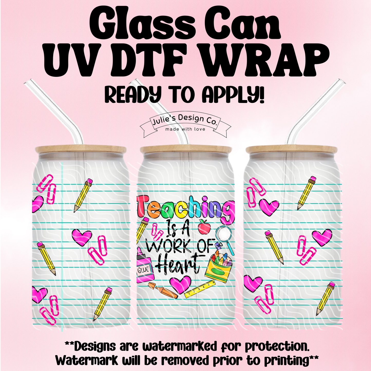 Teacher 2 - UV DTF Wrap