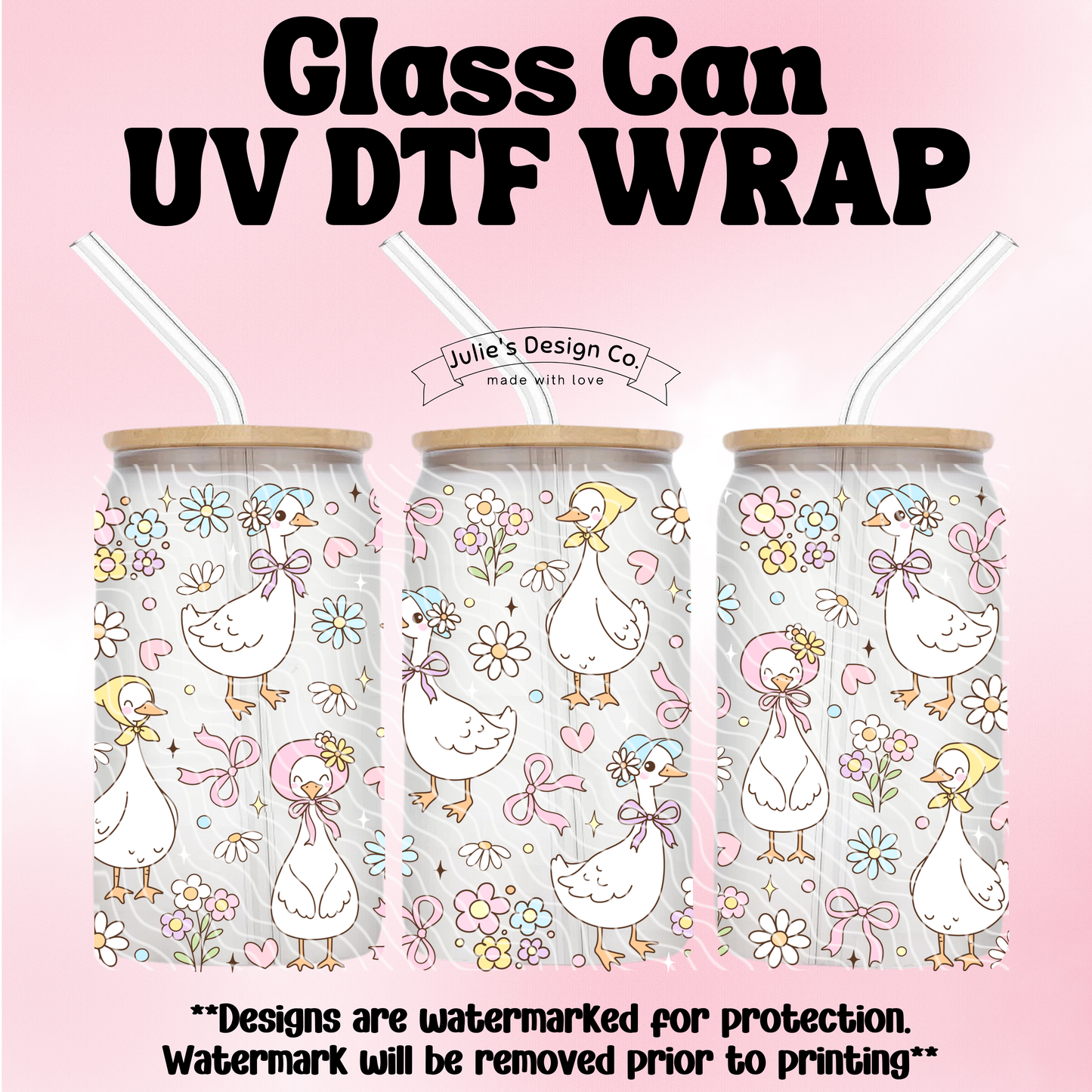 Spring Geese - UV DTF Wrap