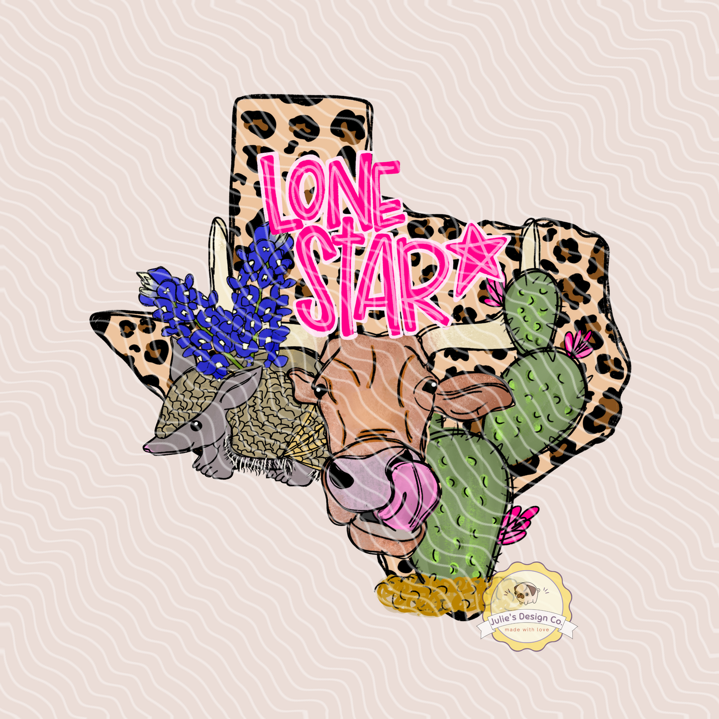 Lone Star - Individual DTF Transfer