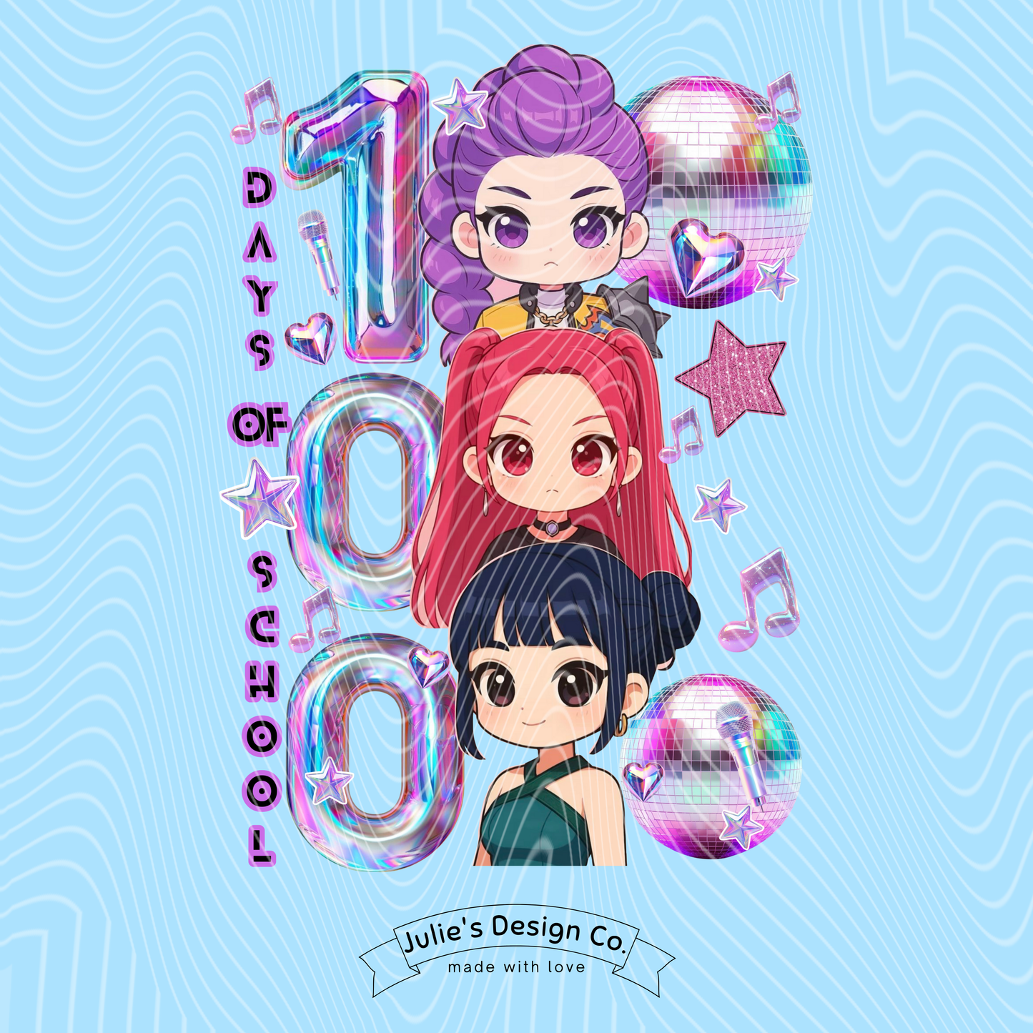 Kpop 100 Days 4 - Individual DTF Transfer