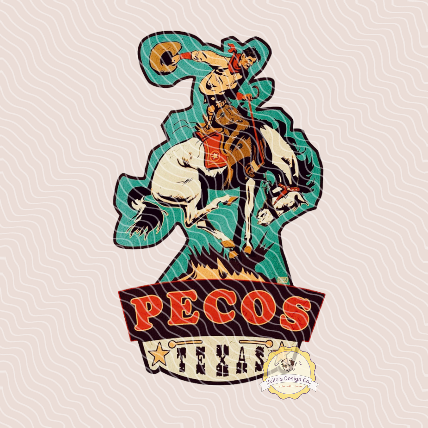 Pecos Rodeo - Individual DTF Transfer