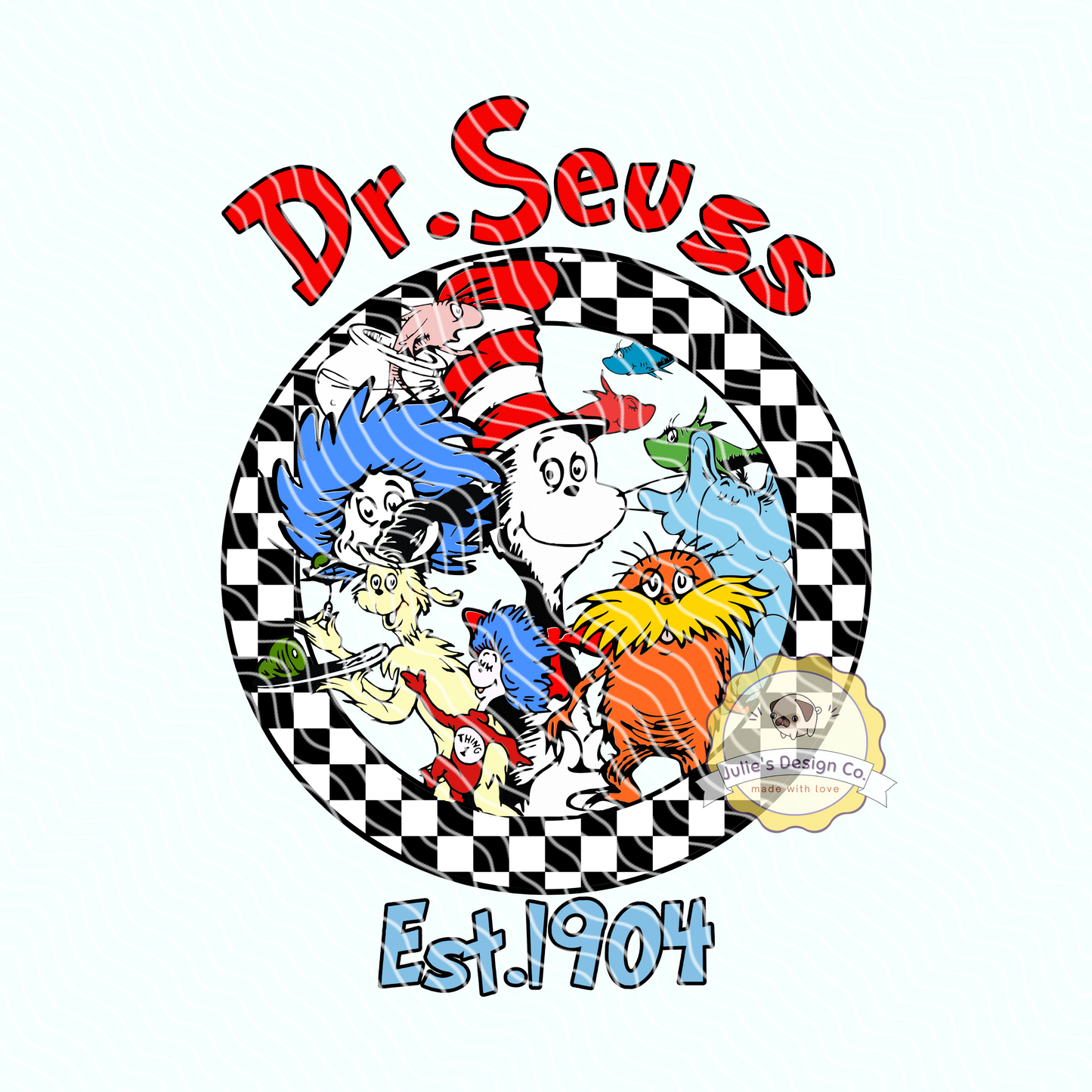 Dr Seuss 1904 - Individual DTF Transfer