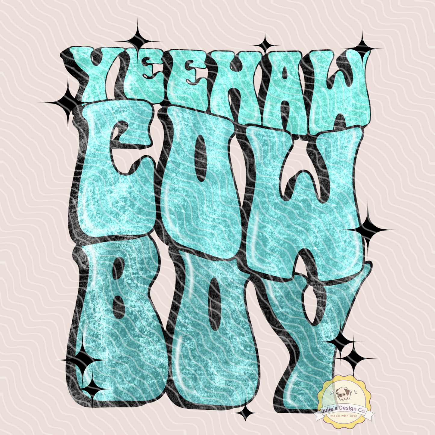 Yee Haw Cowboy - Individual DTF Transfer