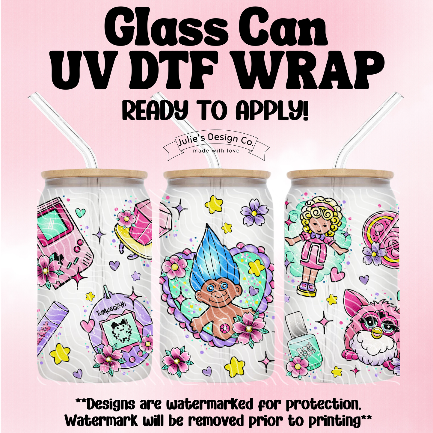 90's Nostalgia - UV DTF Wrap