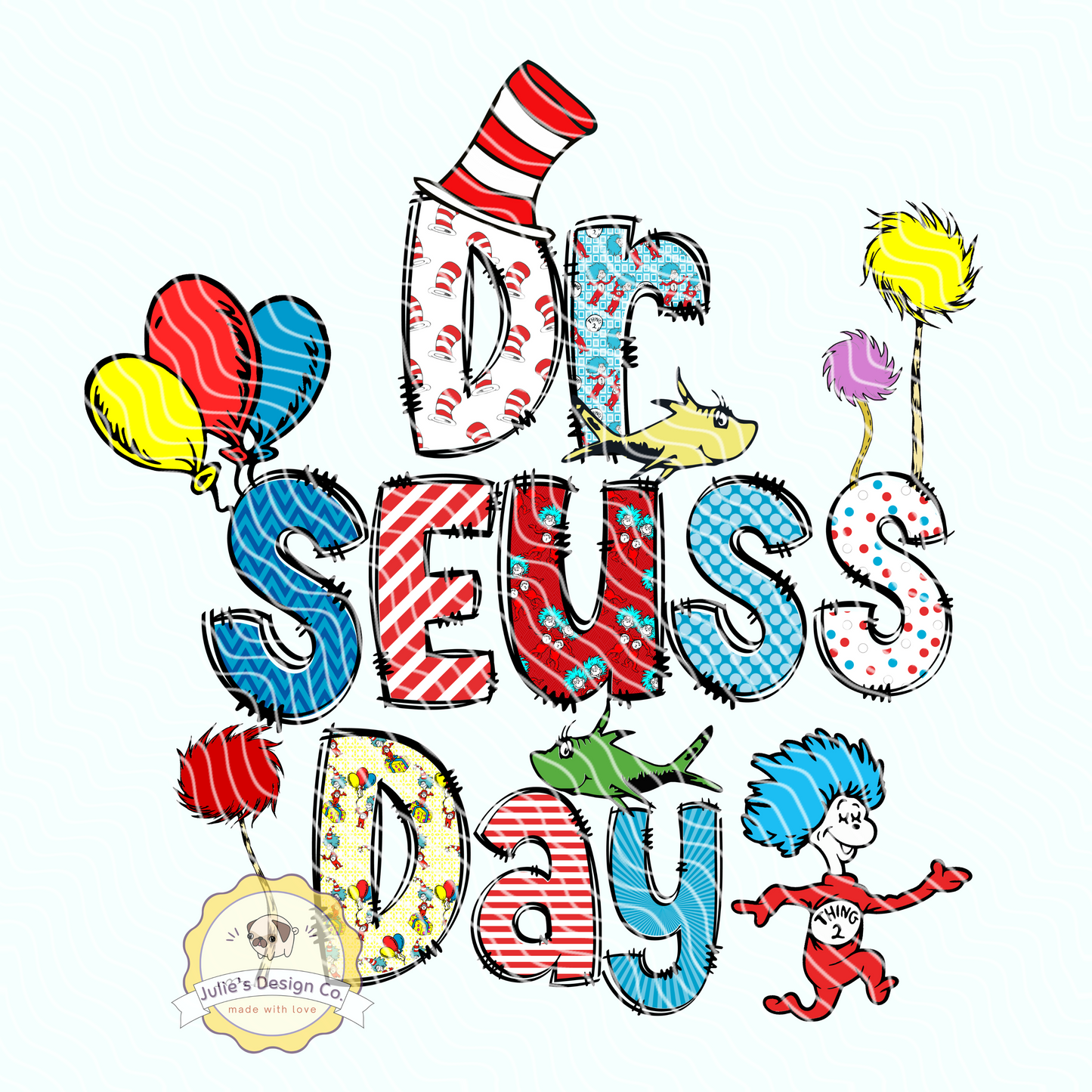 Dr Suess Day - Individual DTF Transfer