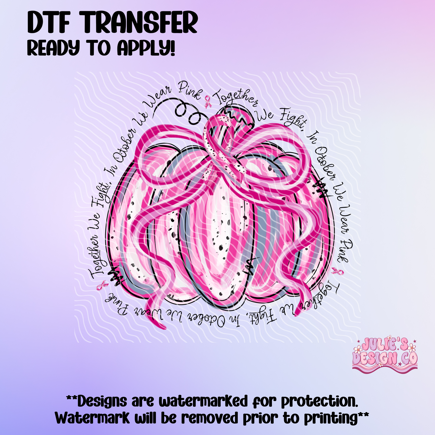 BCA 13 - Individual DTF Transfer