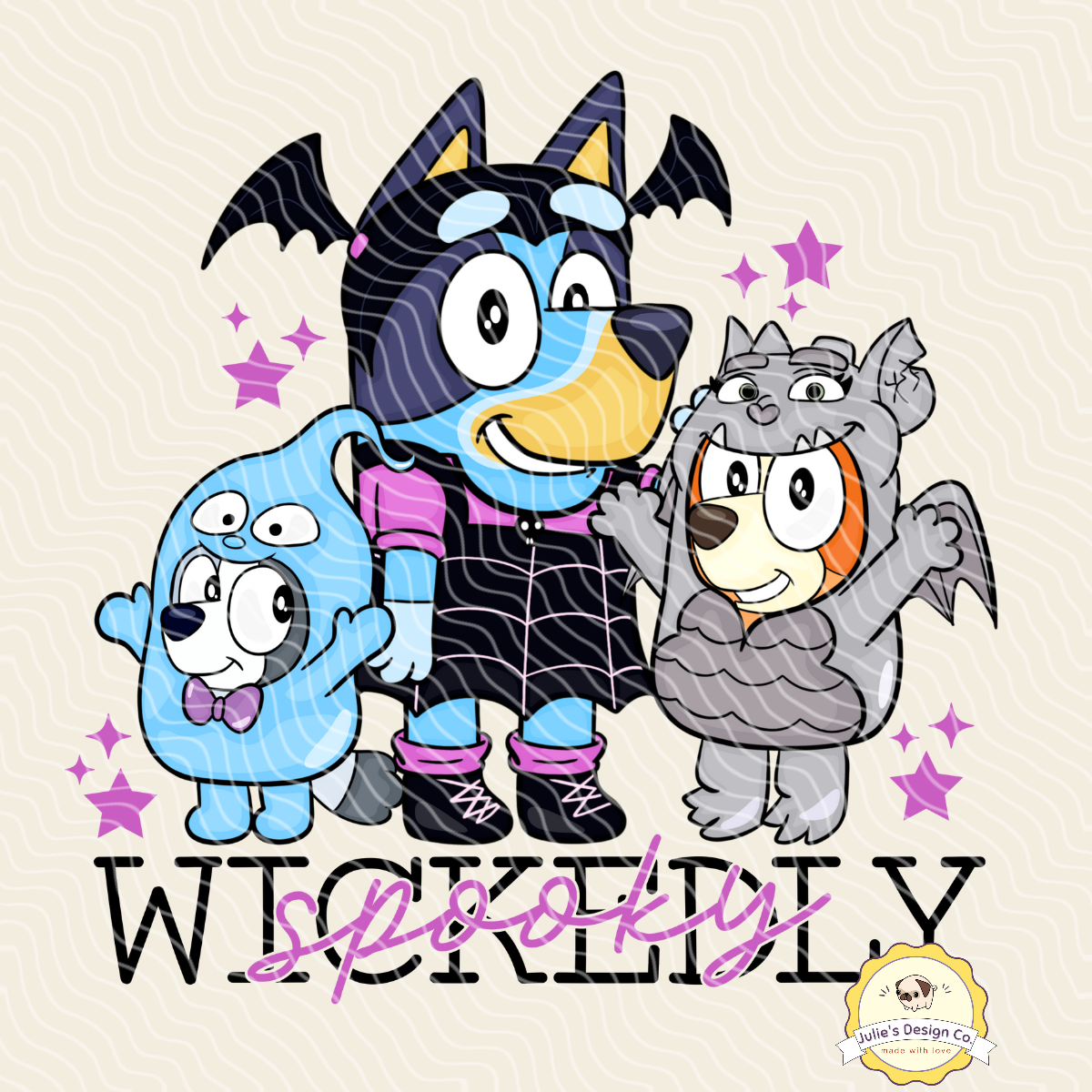 Vampirina Bluey - Individual DTF Transfer