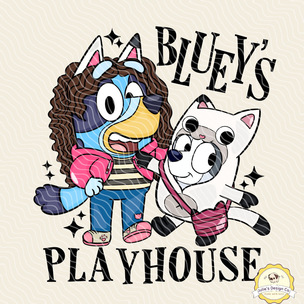 Bluey's Playhouse - Individual DTF Transfer