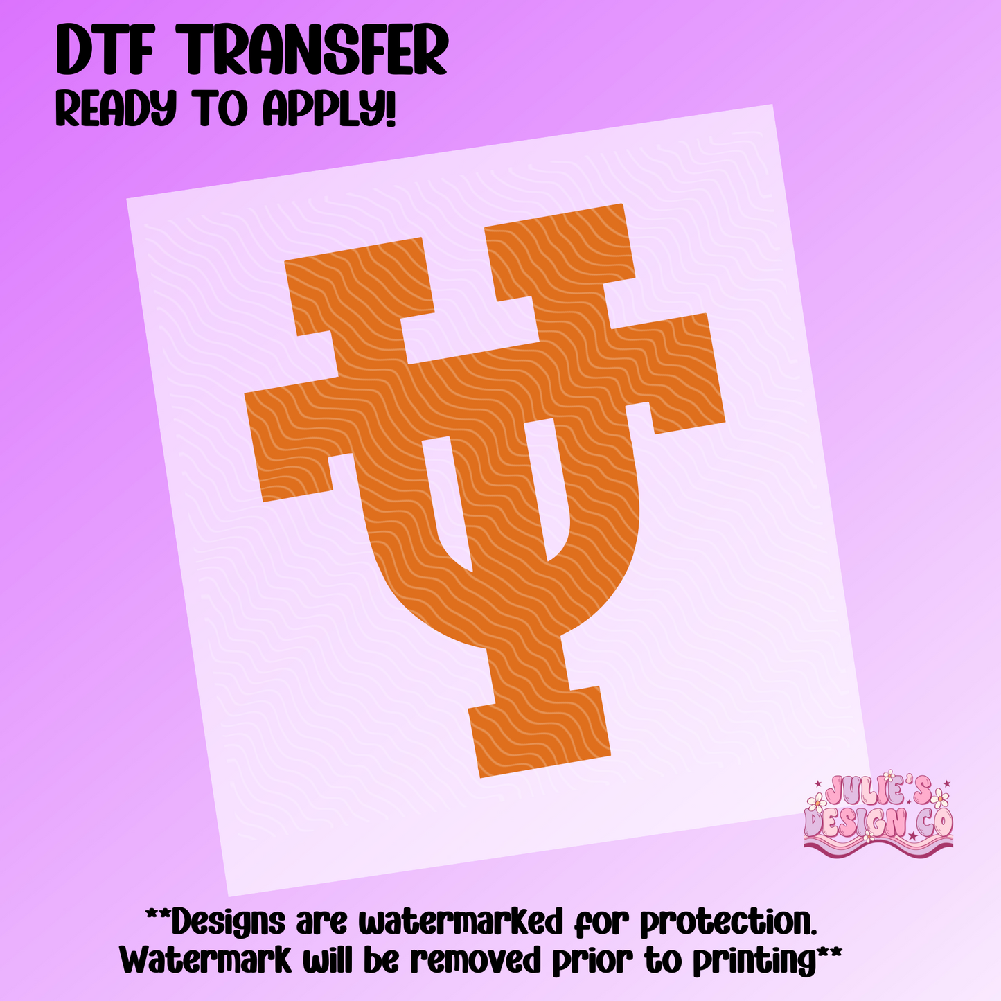 UT 3 - Individual DTF Transfer