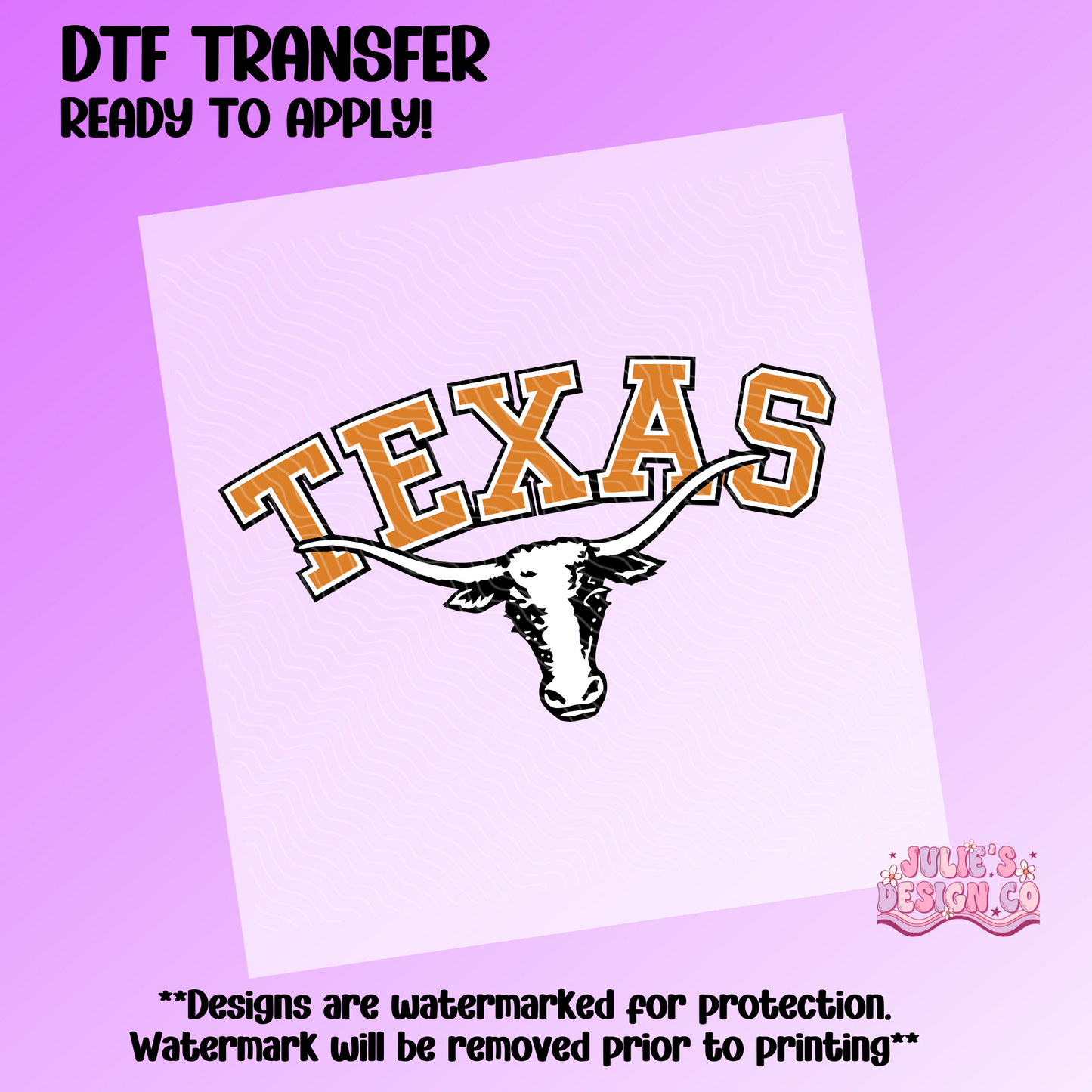 UT 1 - Individual DTF Transfer