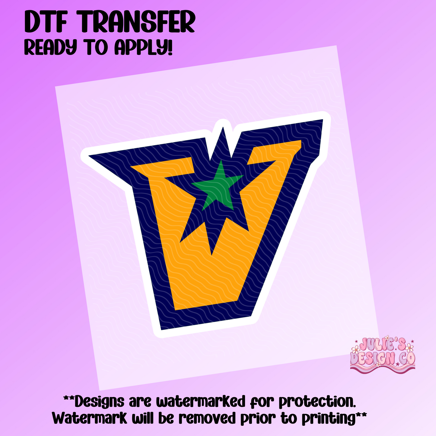 UTRGV 2 - Individual DTF Transfer