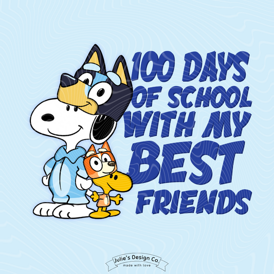 Snoopy 100 Days 3 - Individual DTF Transfer