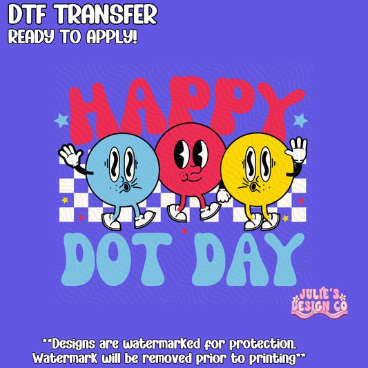 Dot Day 5 - Individual DTF Transfer
