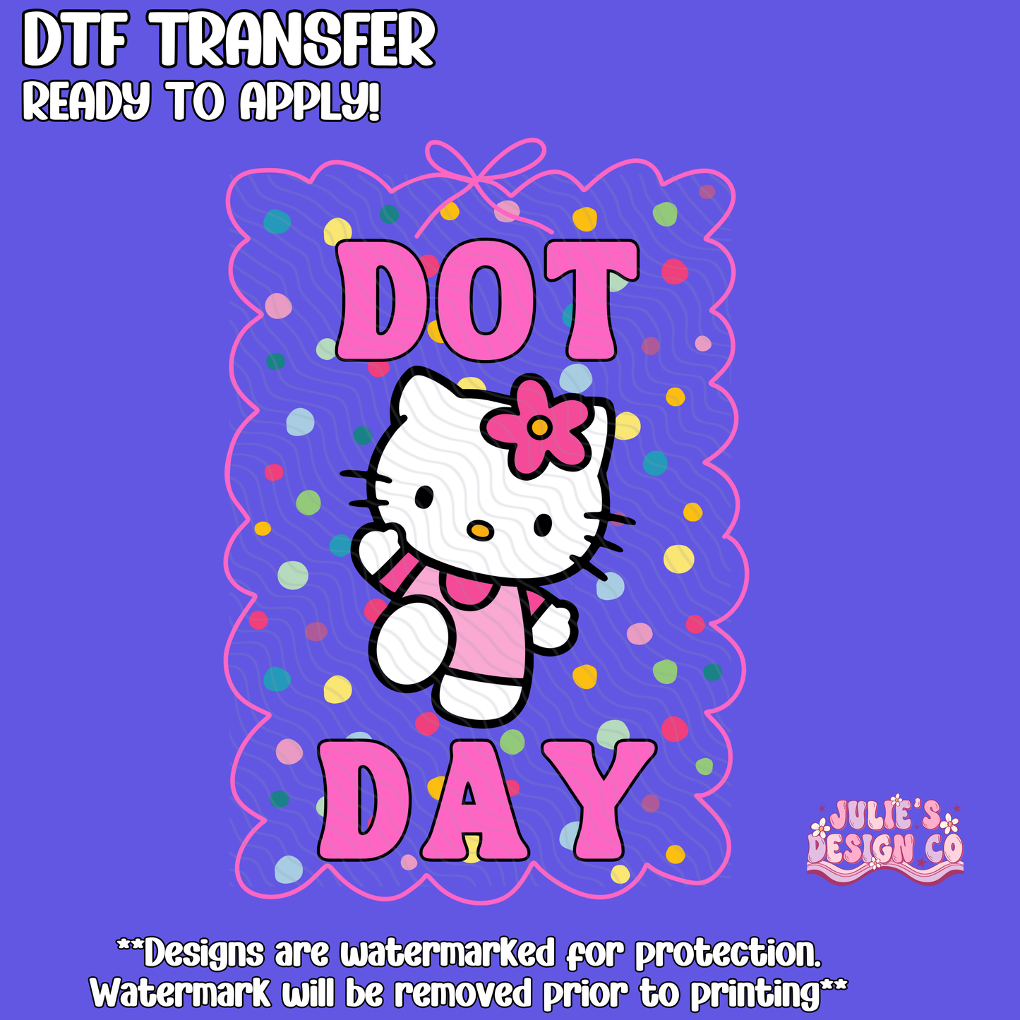 Dot Day HK - Individual DTF Transfer