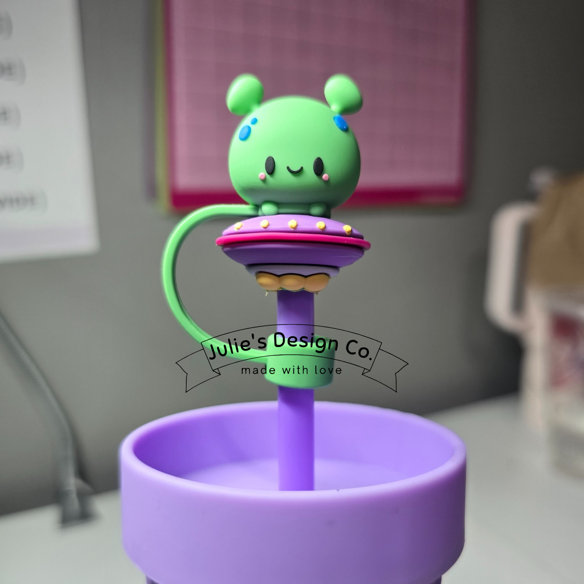 Alien Straw Topper – Julie's Design Co.