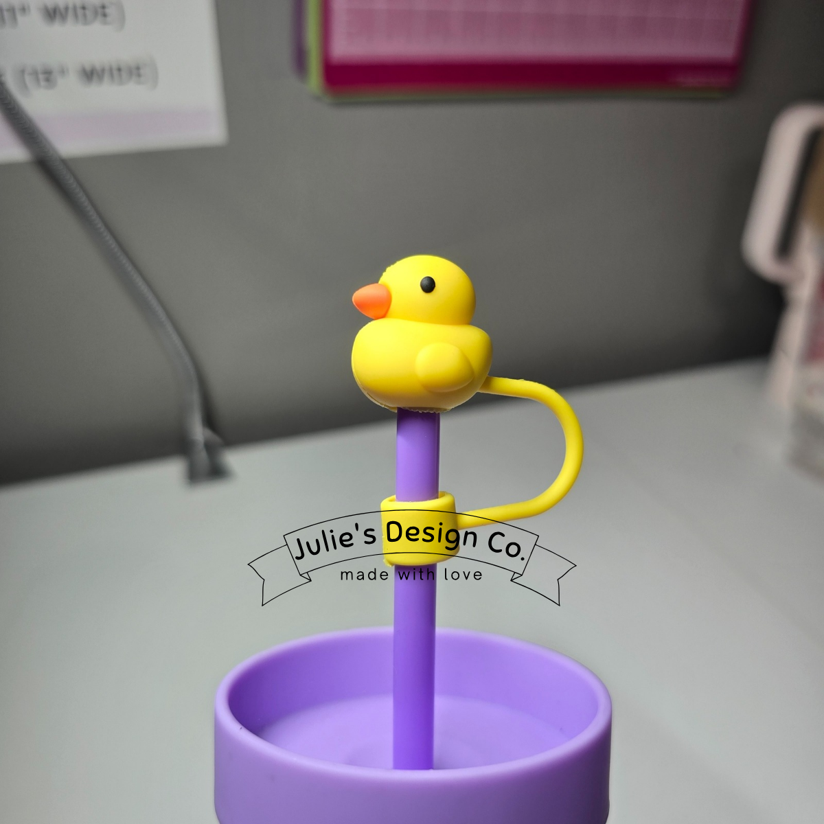 Duckie Straw Topper