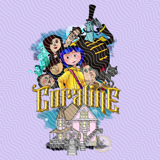 Coraline 12 - Individual DTF Transfer