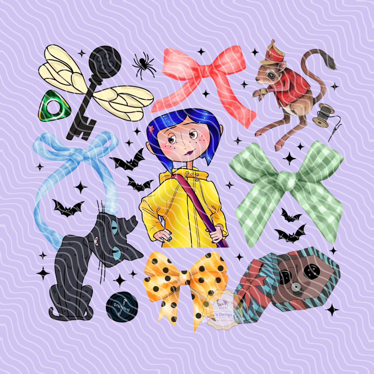 Coraline 8 - Individual DTF Transfer