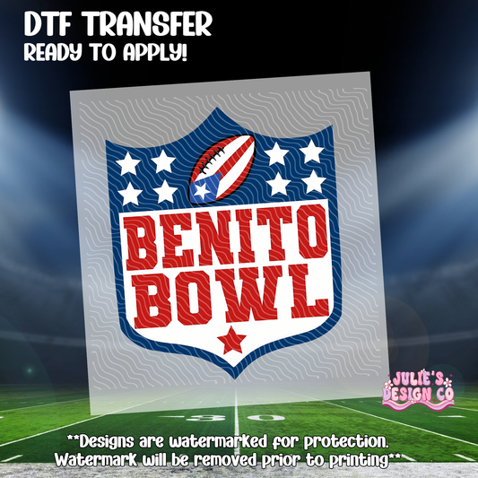 Half time 2 - Individual DTF Transfer