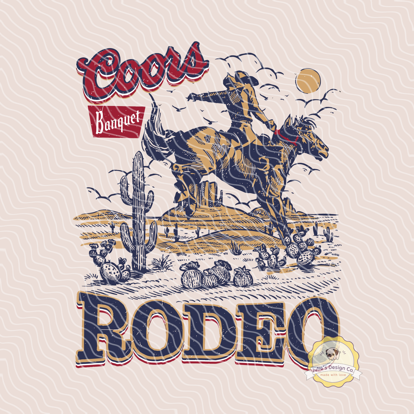 Coors Rodeo - Individual DTF Transfer