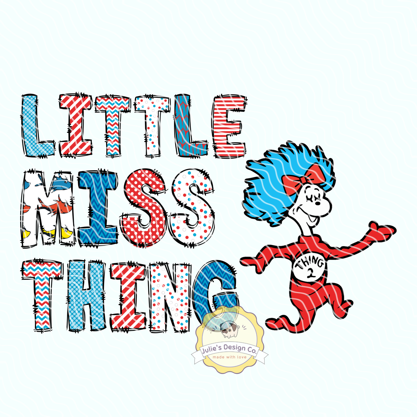 Little Miss Thing - Individual DTF Transfer