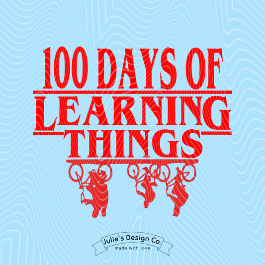 Stranger Things 100 Days - Individual DTF Transfer