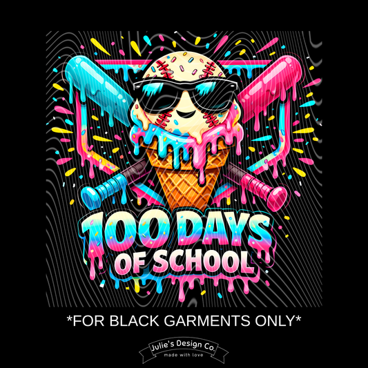 Drippy 100 Days 1 - Individual DTF Transfer