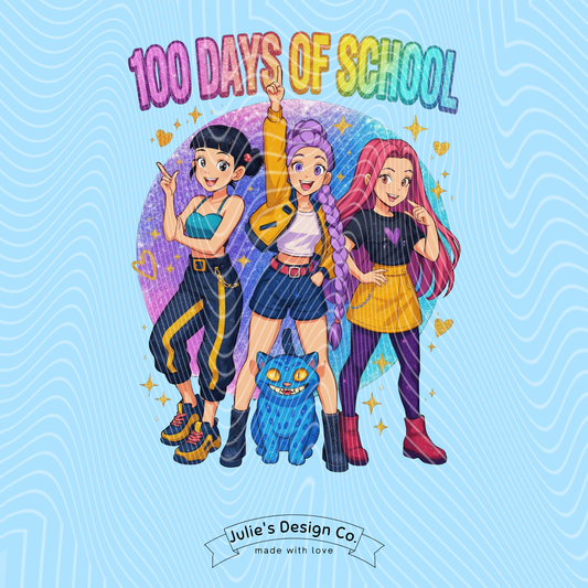 Kpop 100 Days 1 - Individual DTF Transfer