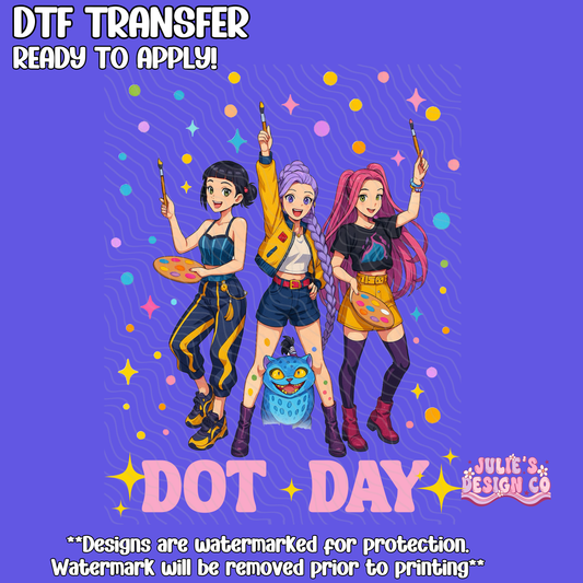 Dot Day K-POP - Individual DTF Transfer