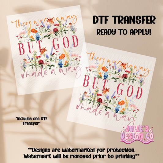 But God 2 - Individual DTF Transfer