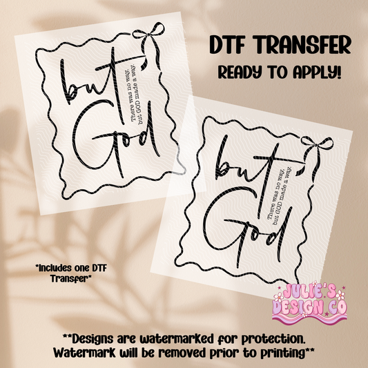 But God 1 - Individual DTF Transfer