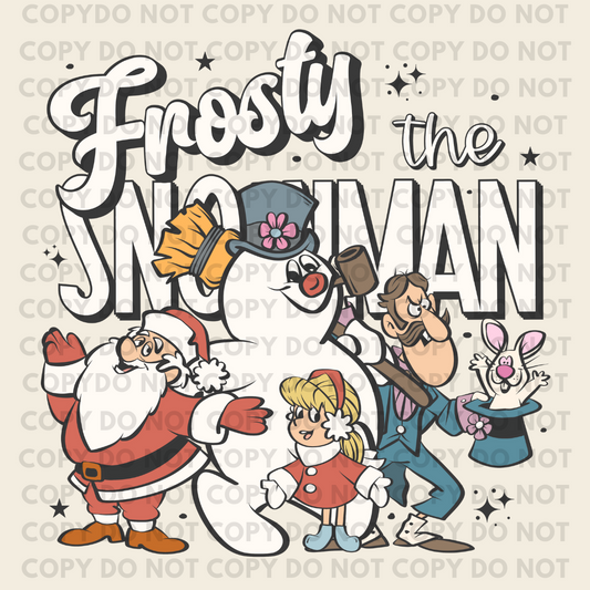 Frosty The Snowman - Individual  DTF Transfer