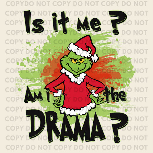 Am I the drama? - Individual DTF Transfer