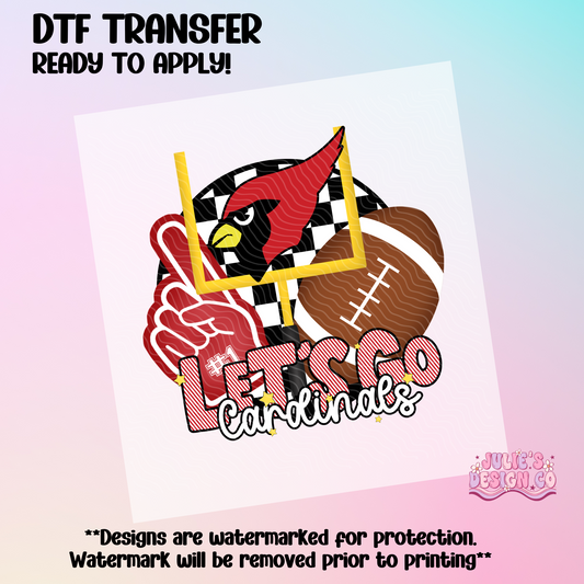 Cardinals Football - Individual DTF Transfer