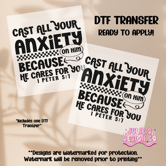 Cast off your anxiety - Individual DTF Transfer
