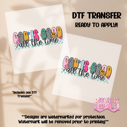 God is good - Individual DTF Transfer