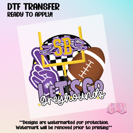 Greyhounds Football - Individual DTF Transfer