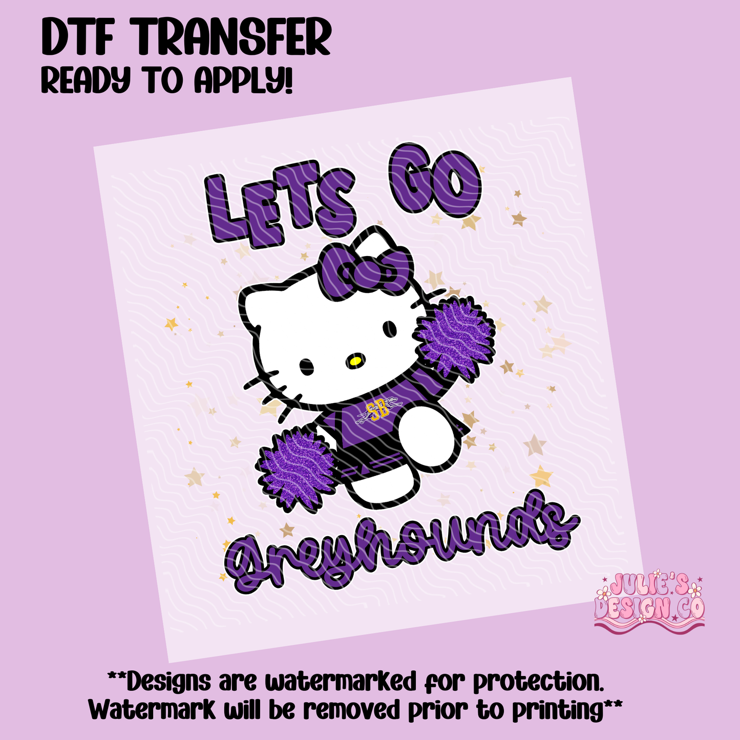 HK Greyhounds - Individual DTF Transfer