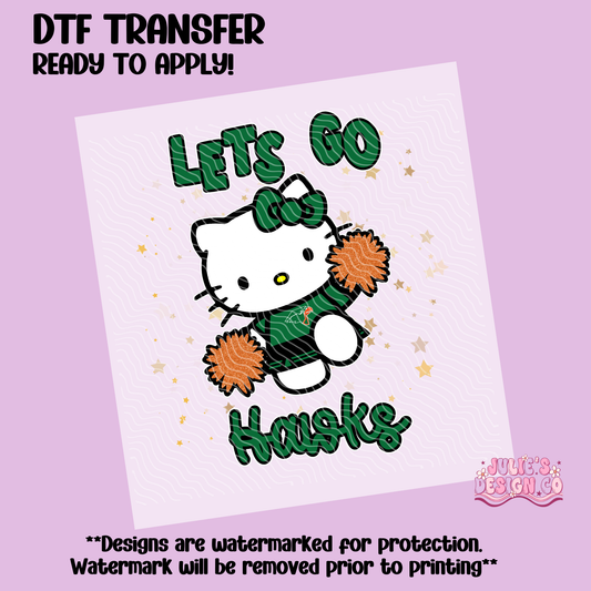 HK Hawks- Individual DTF Transfer