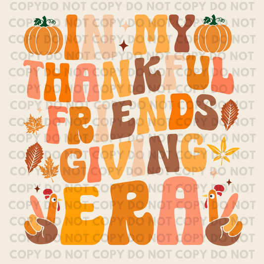 Friendsgiving Era - Individual DTF Transfer